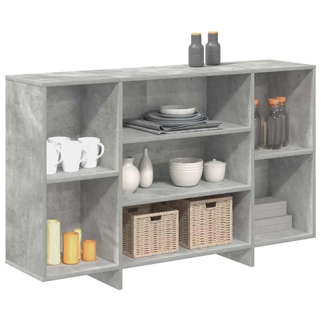 Sideboard Grey Modern Storage Cabinet 120cm