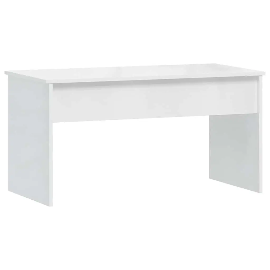 Coffee Table White Lift Top Storage Modern Living Room Accent Furniture 102cm