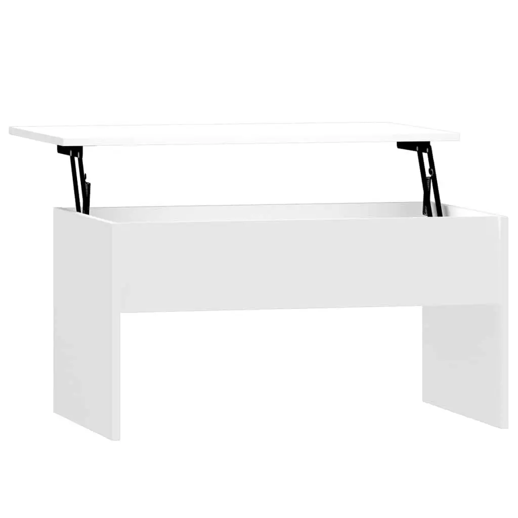 White Lift-Top Coffee Table