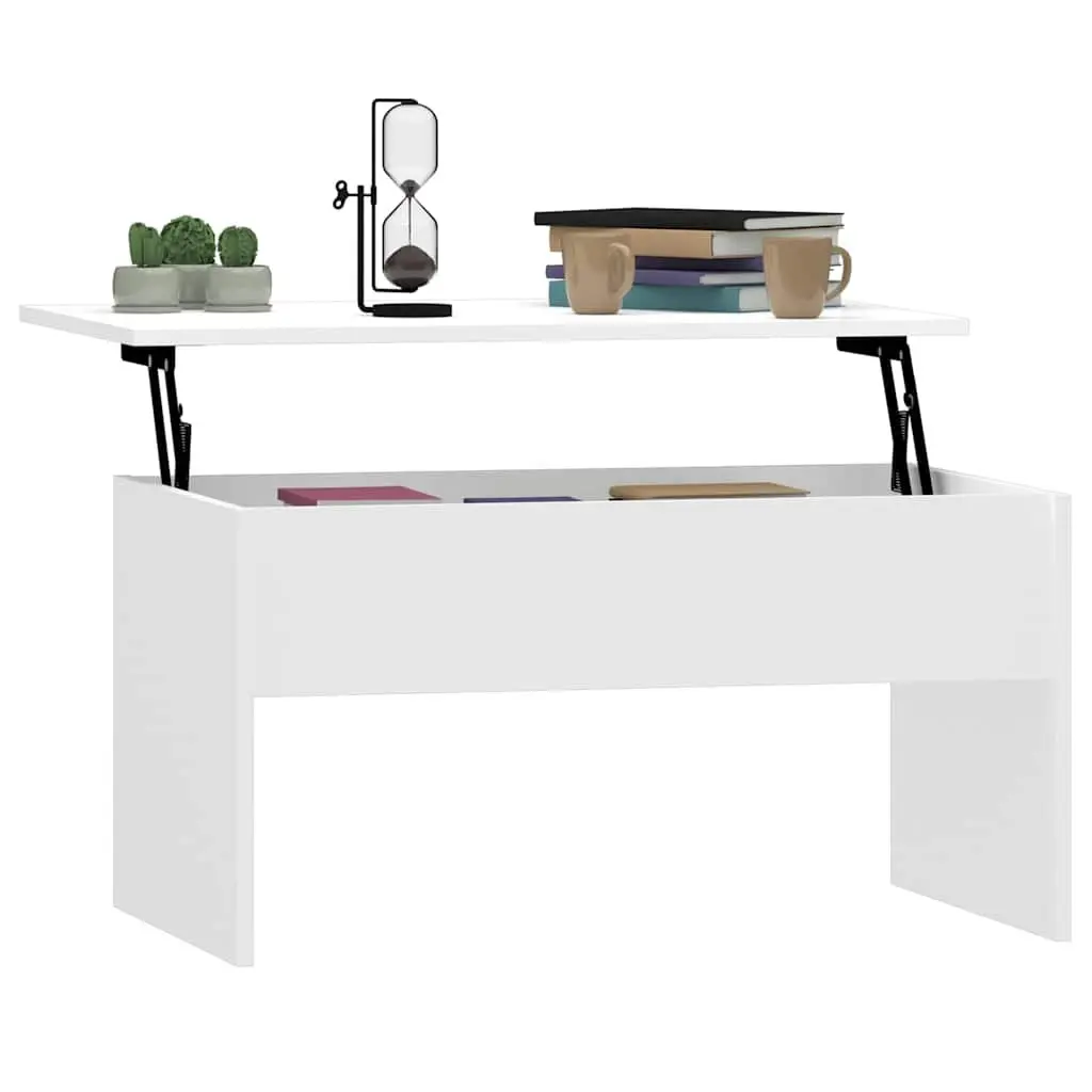 White Lift-Top Coffee Table