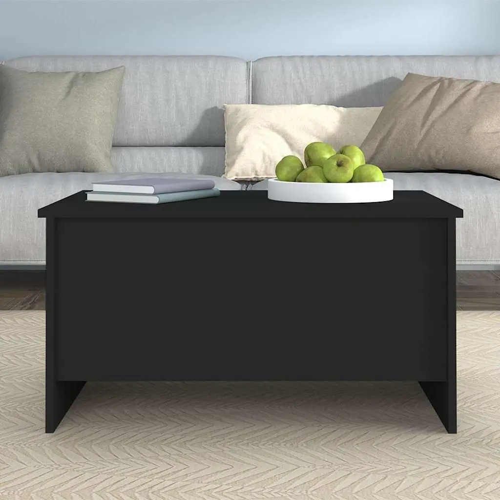 Lift-Top Black Coffee Table for Living Rooms