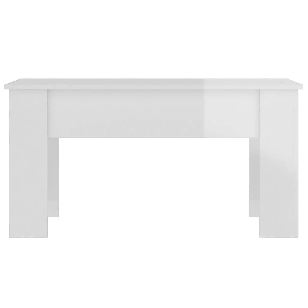 White Lift Top Coffee Table for Living Rooms