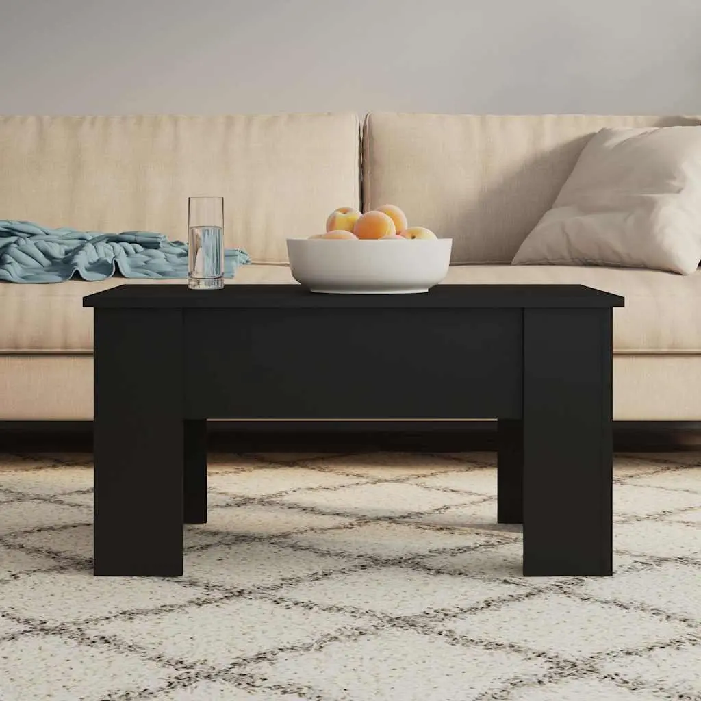Coffee Table Lift Top Black Storage Compartment Living Room Furniture Accent