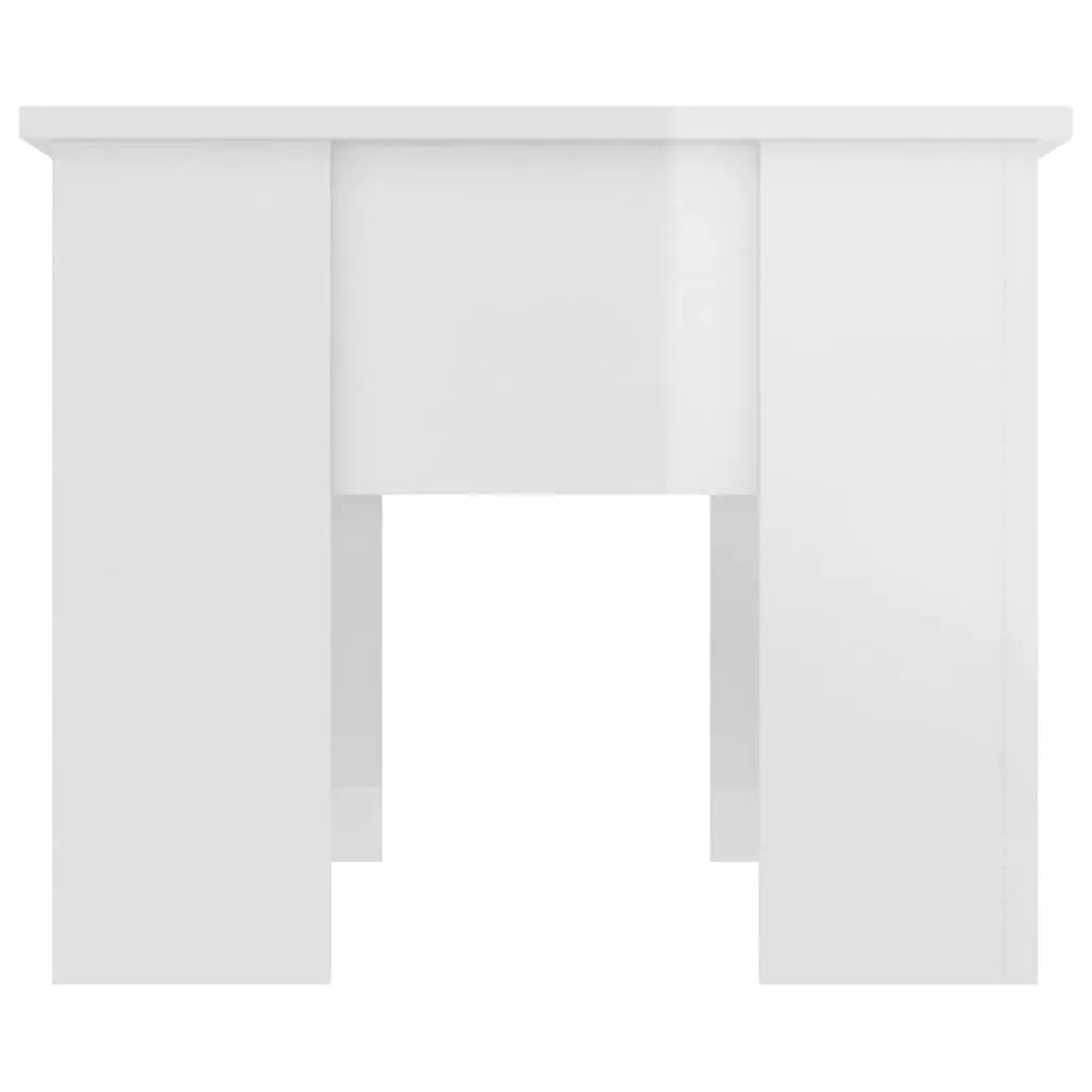 Coffee Table Lift Top High Gloss White 79L x 49W x 41H cm