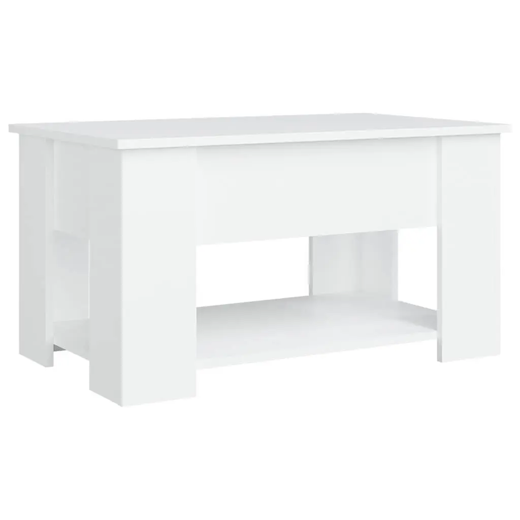 Coffee Table White Lift Top Design Living Room Furniture Engineered Wood