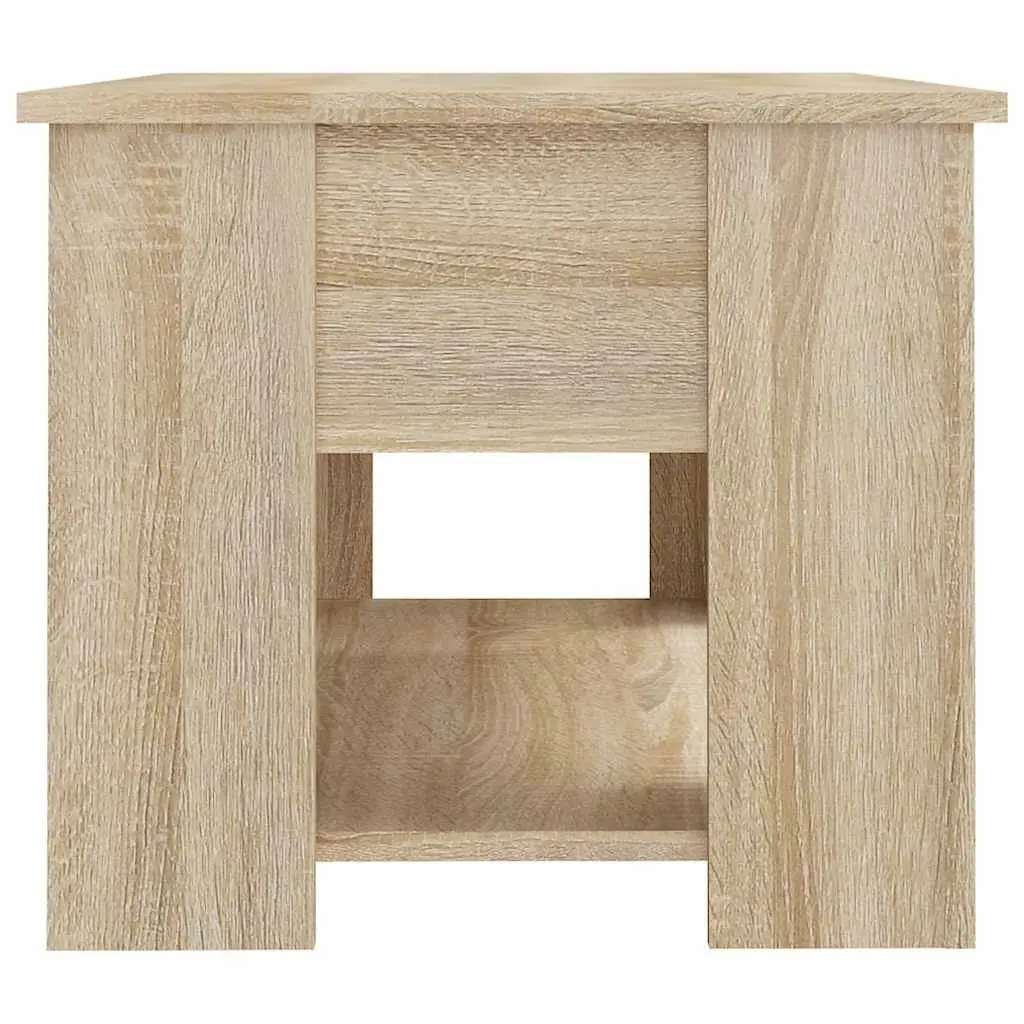 Coffee Table Lift Top Storage Brown Engineered Wood Living Room Furniture