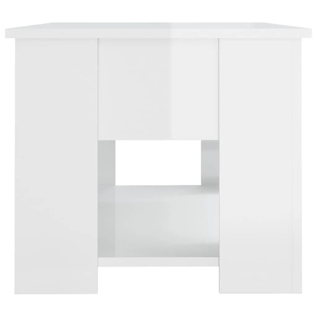 Coffee Table White Lift Top Engineered Wood Storage Living Room Furniture