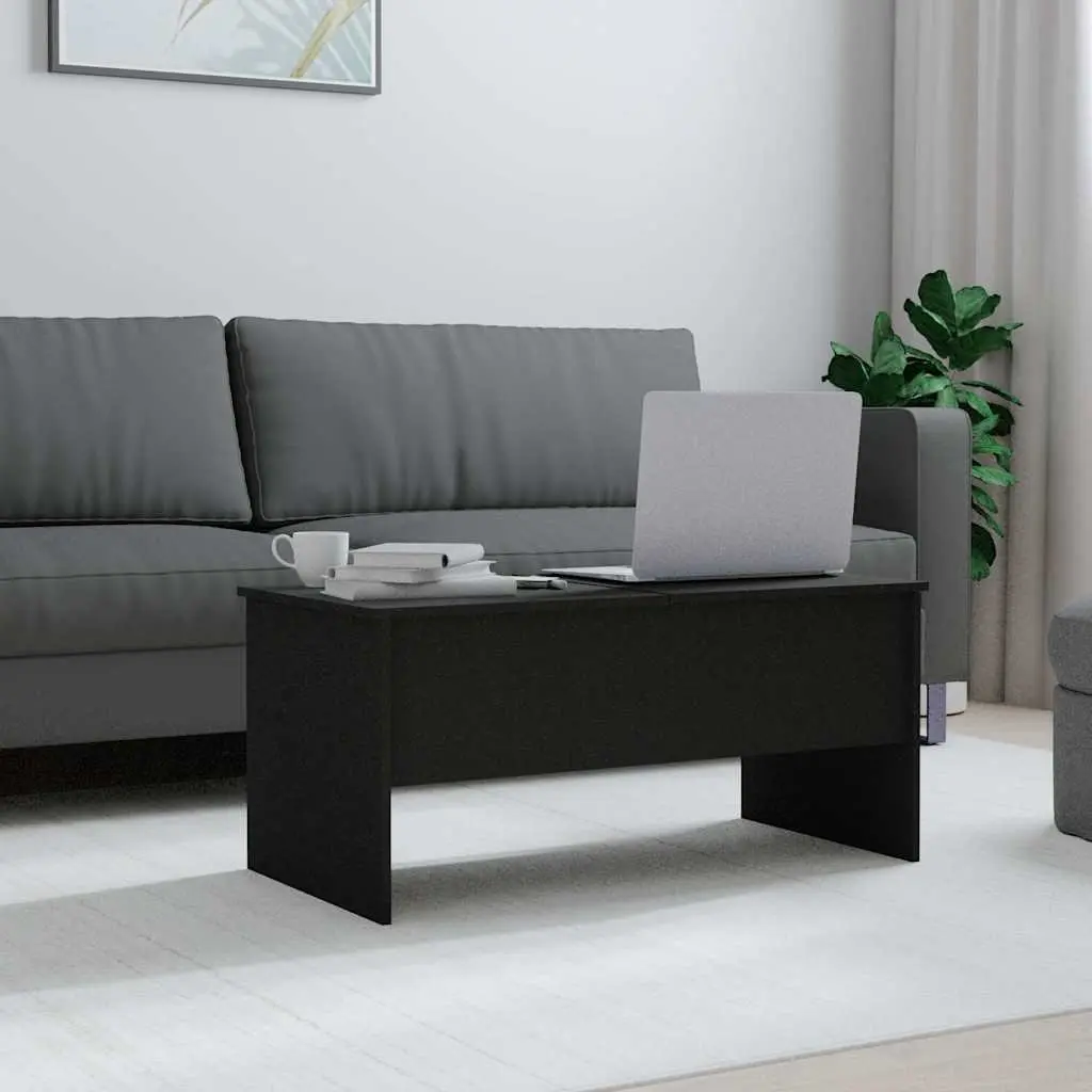 Black Coffee Table with Lift Top