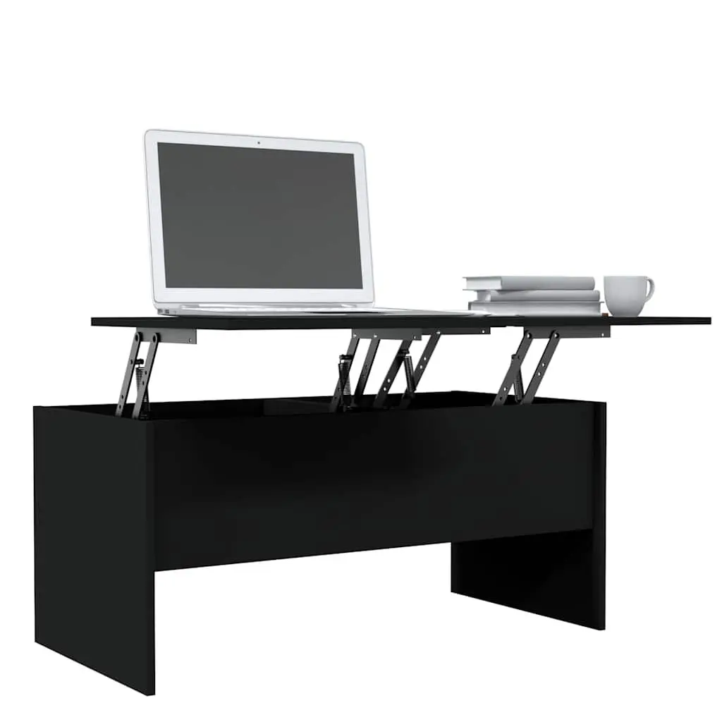 Black Coffee Table with Lift Top