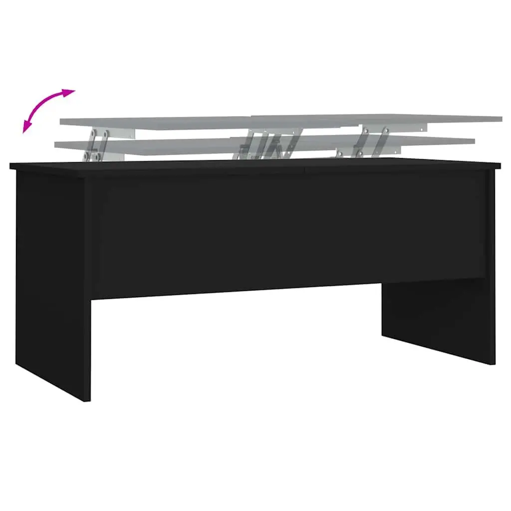 Black Coffee Table with Lift Top