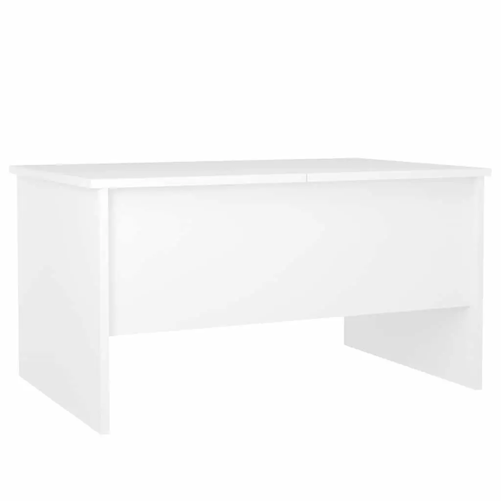 Coffee Table Lift Top Storage White Modern 80 x 50 x 42.5 cm