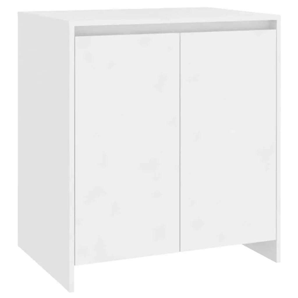 Sideboard Cabinet White Storage Furniture 2 Door Buffet Display Unit Decor