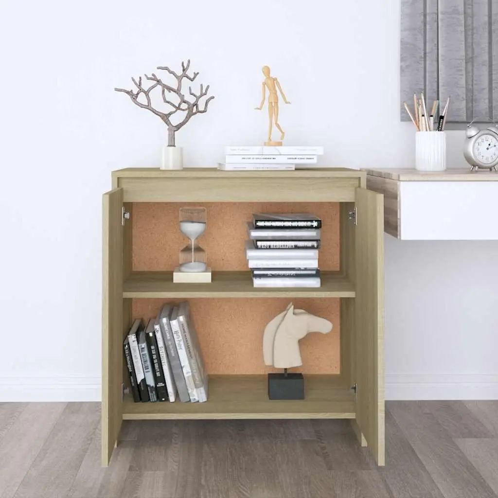 Beige Sideboard Cabinet with Storage Space