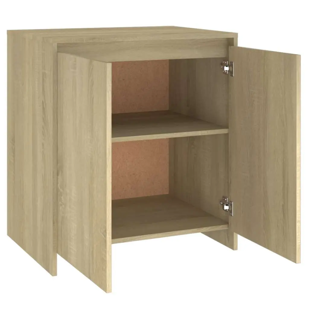 Beige Sideboard Cabinet with Storage Space