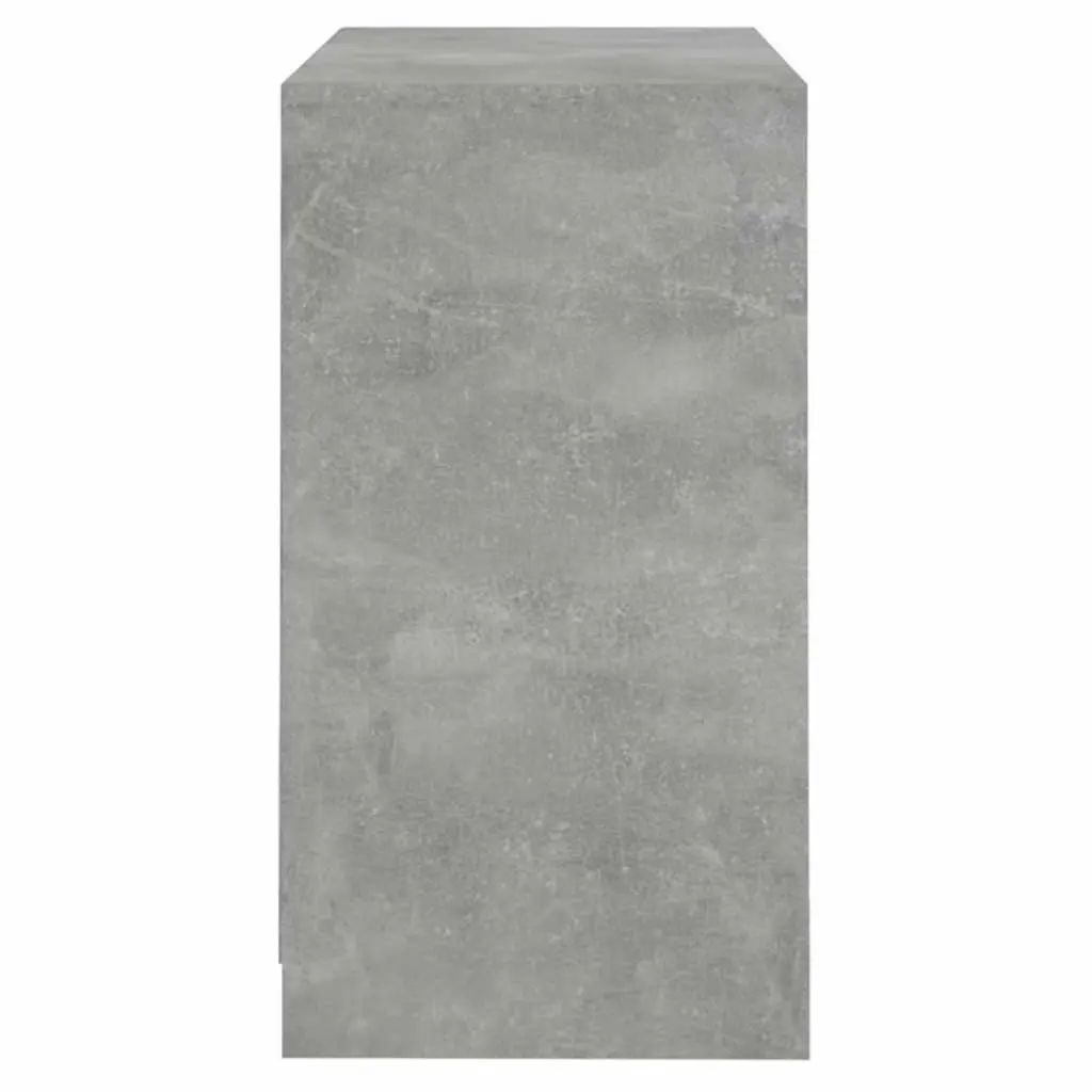 Grey Sideboard Cabinet 70x41x75cm Storage Buffet with Doors Display Furniture