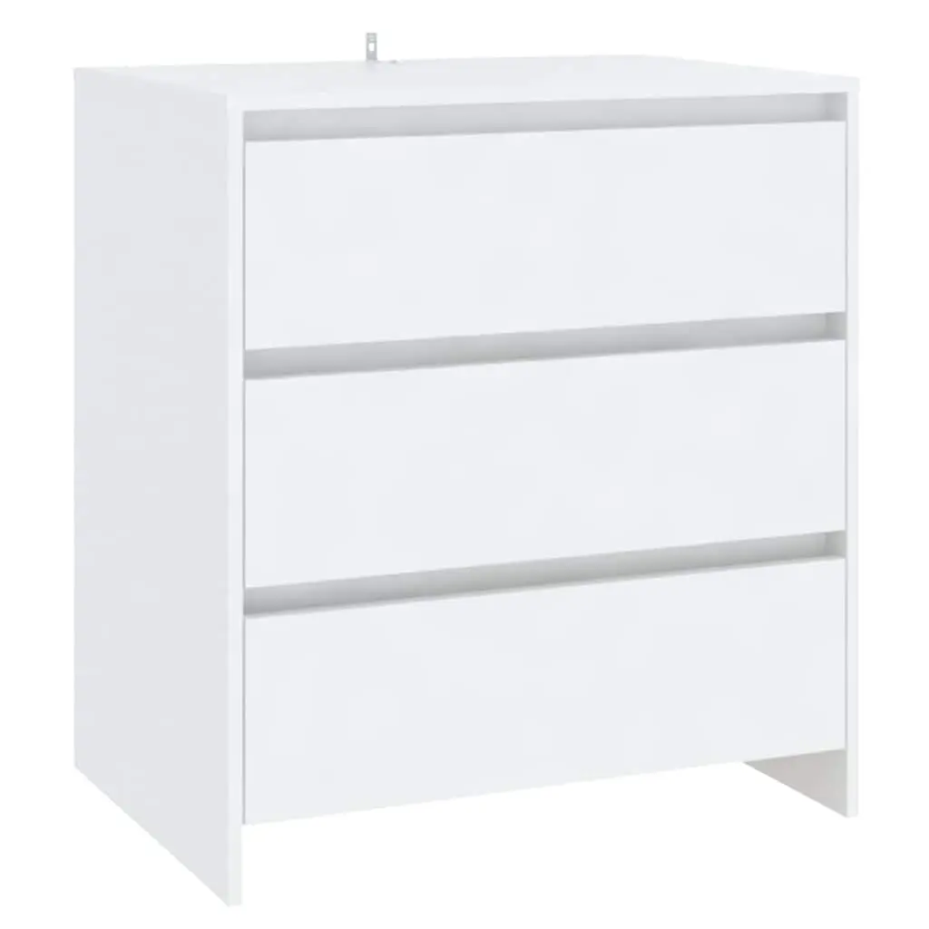 Sideboard White Storage Cabinet 3 Drawers Living Room Hallway Buffet Furniture