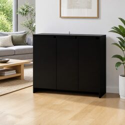 Your New Favorite Black Sideboard with 3 Doors