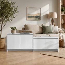 Friendly 4 Door TV Cabinet for Your Living Room