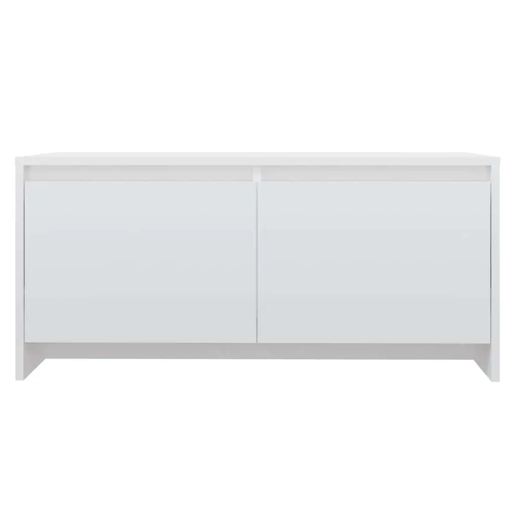 White Coffee Table with Drawers