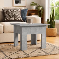 Coffee Table Grey Modern Design Accent Side Table Living Room Furniture
