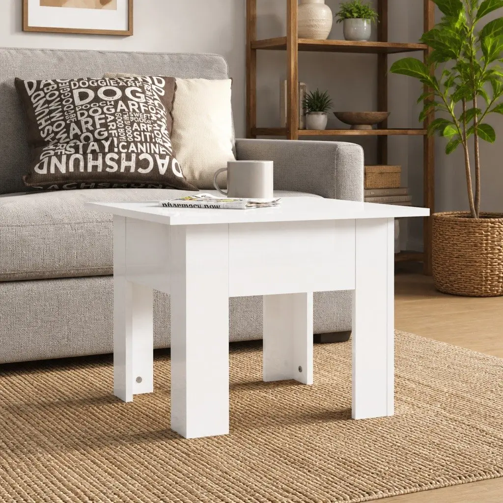 Coffee Table in High Gloss White
