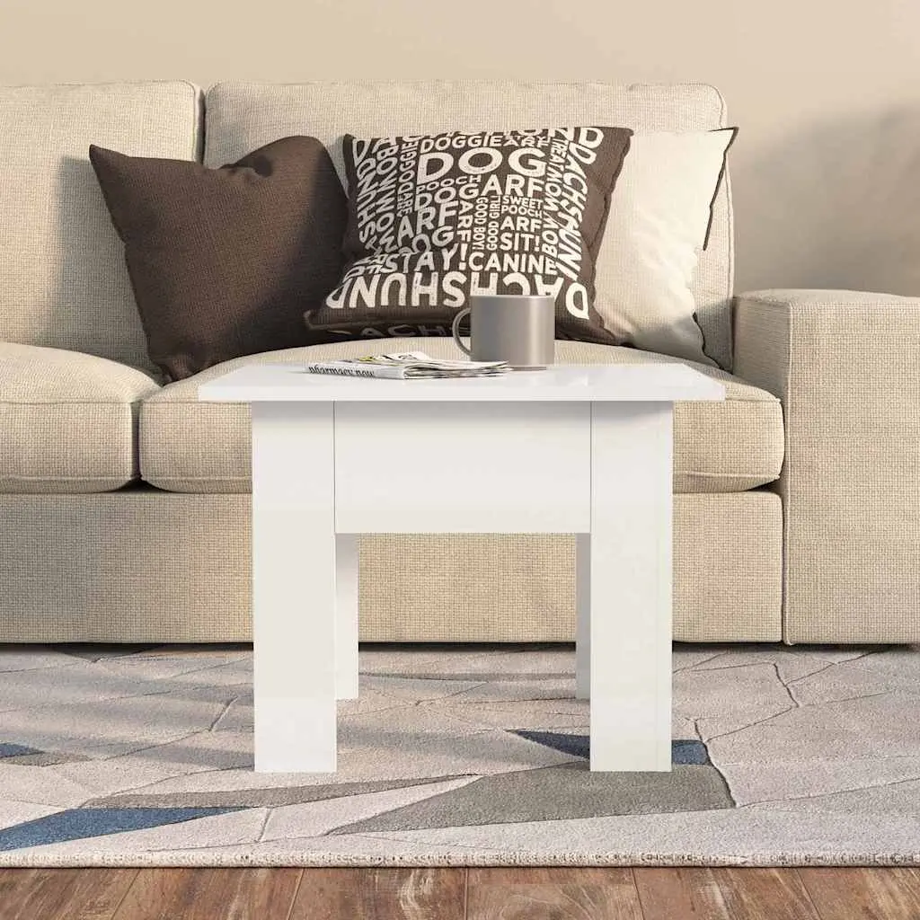 Coffee Table in High Gloss White