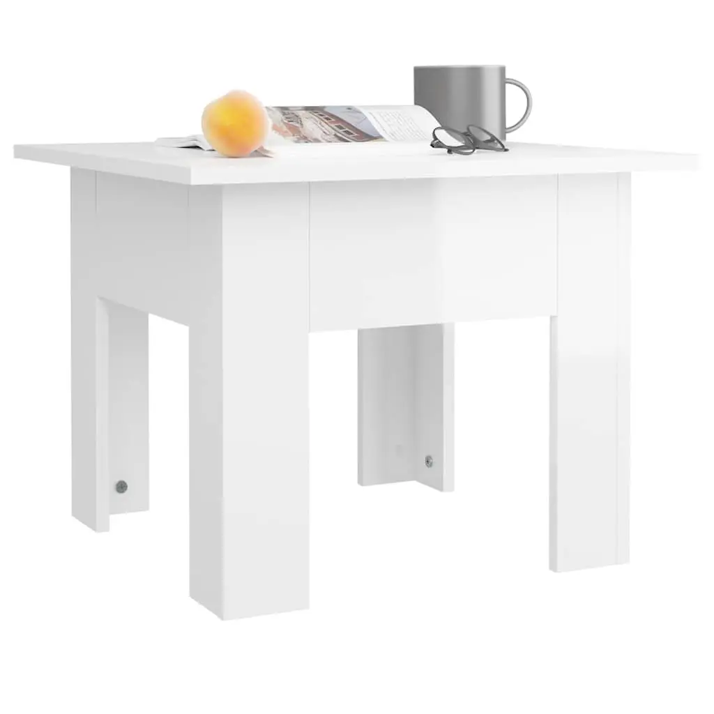 Coffee Table in High Gloss White