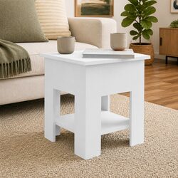 White Coffee Table: Practical Storage for Your Living Room