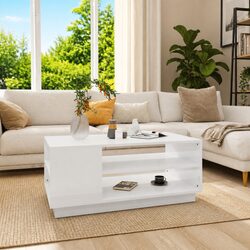 Welcome This White Coffee Table into Your Home