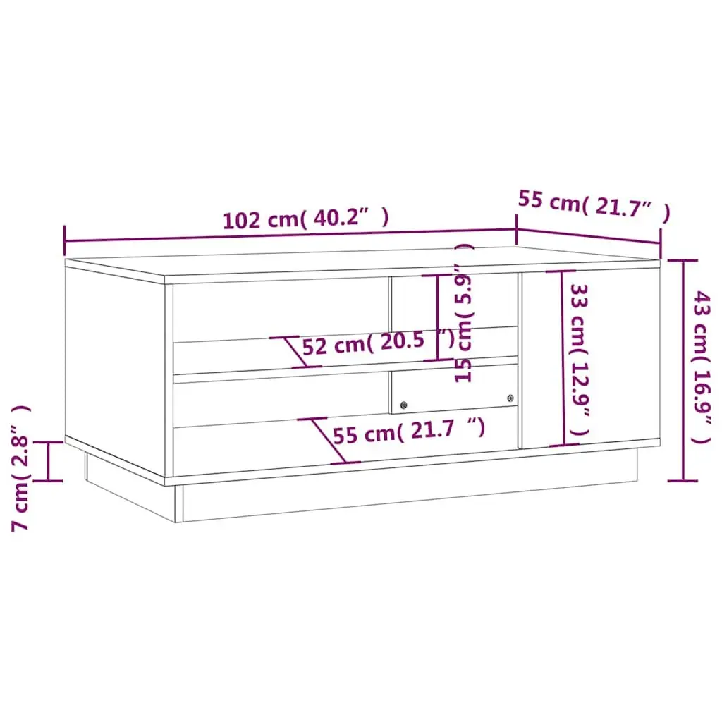 Brown Coffee Table