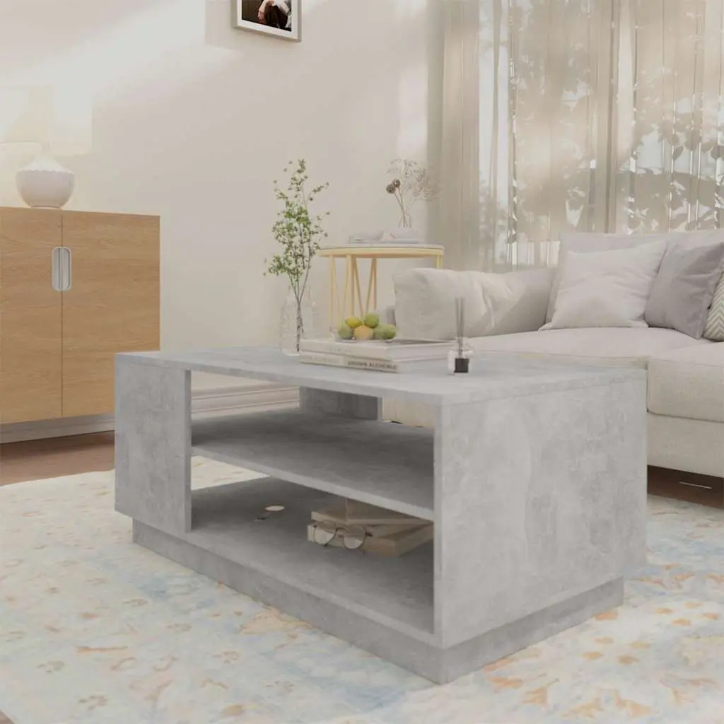 Grey Coffee Table with Storage Solutions