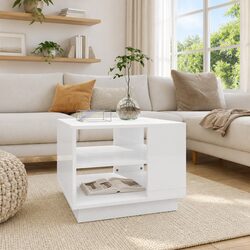 Your New Favorite Coffee Table in High Gloss White