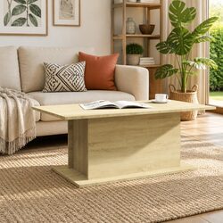 Friendly Living Room Coffee Table - Beige Sonoma Oak