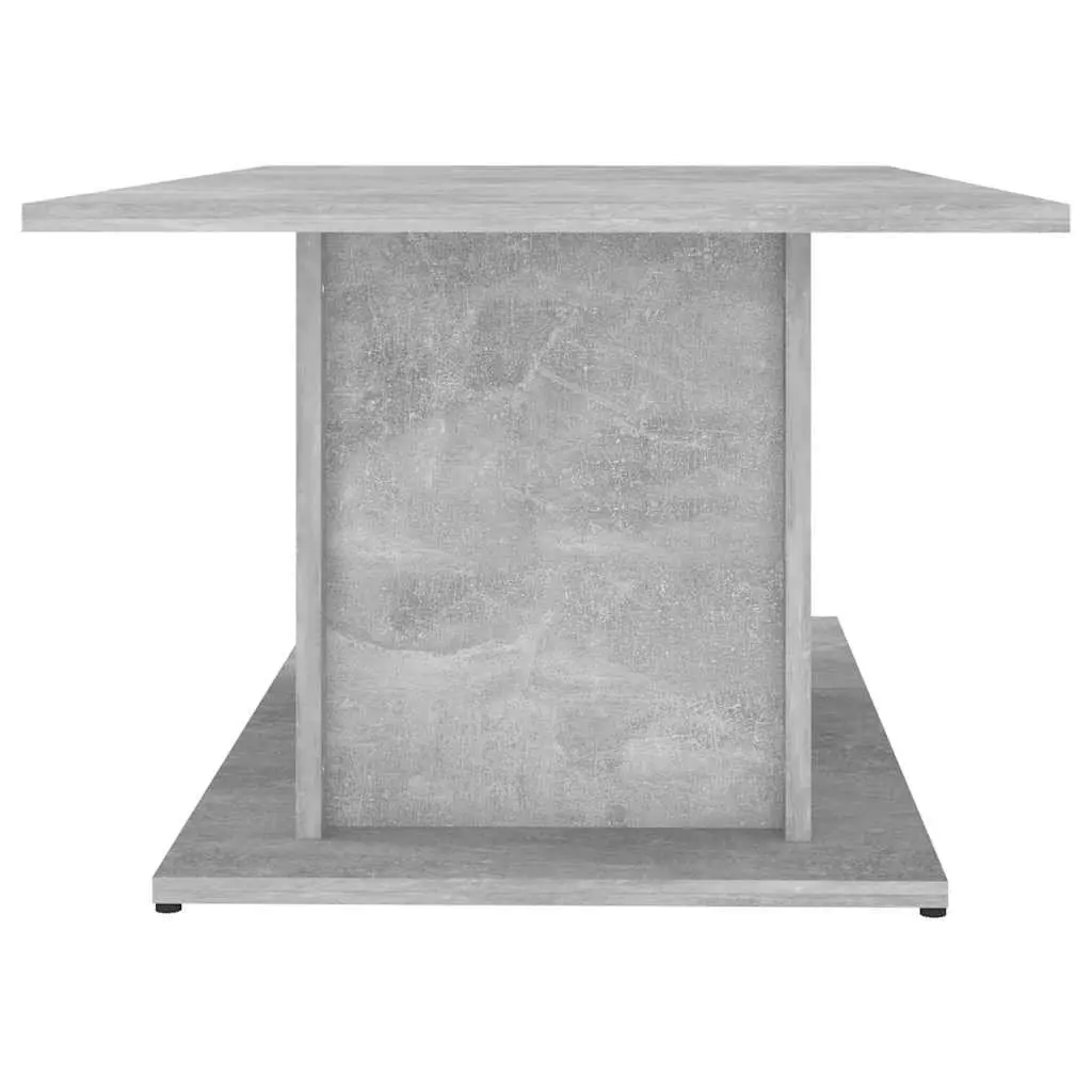 Living Room Accent Furniture Coffee Table Engineered Wood Grey 102x55.5x40cm