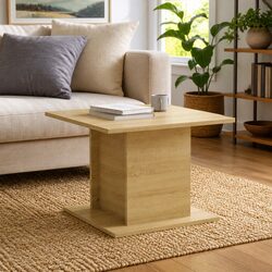 Your Perfect Beige Coffee Table - 55.5x55.5x40cm for Living Rooms
