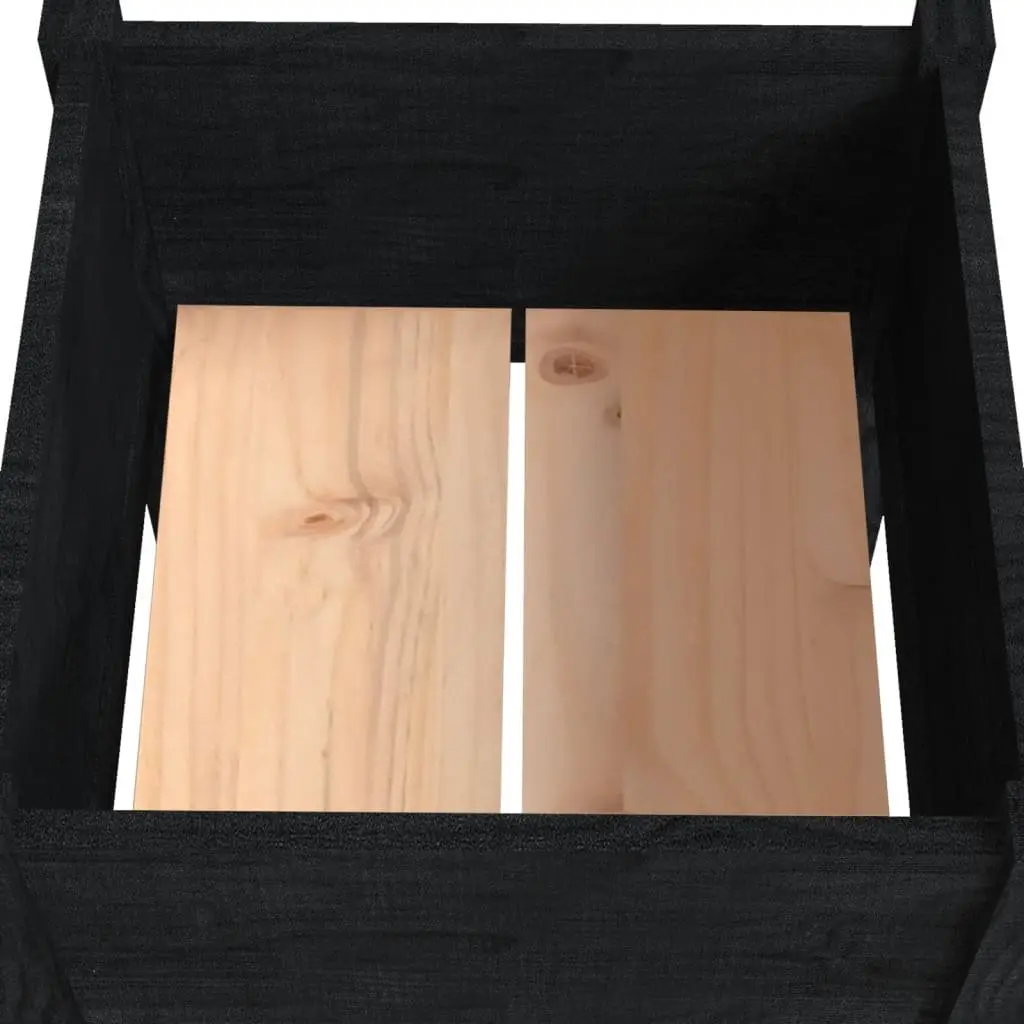 Black Planter Box for Flowers