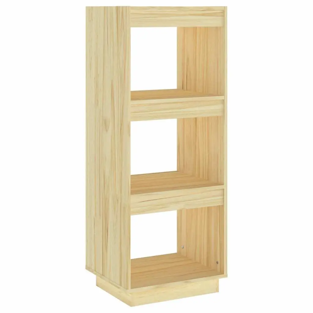 Solid Pinewood Book Cabinet Room Divider Bookshelf 40x35x103cm