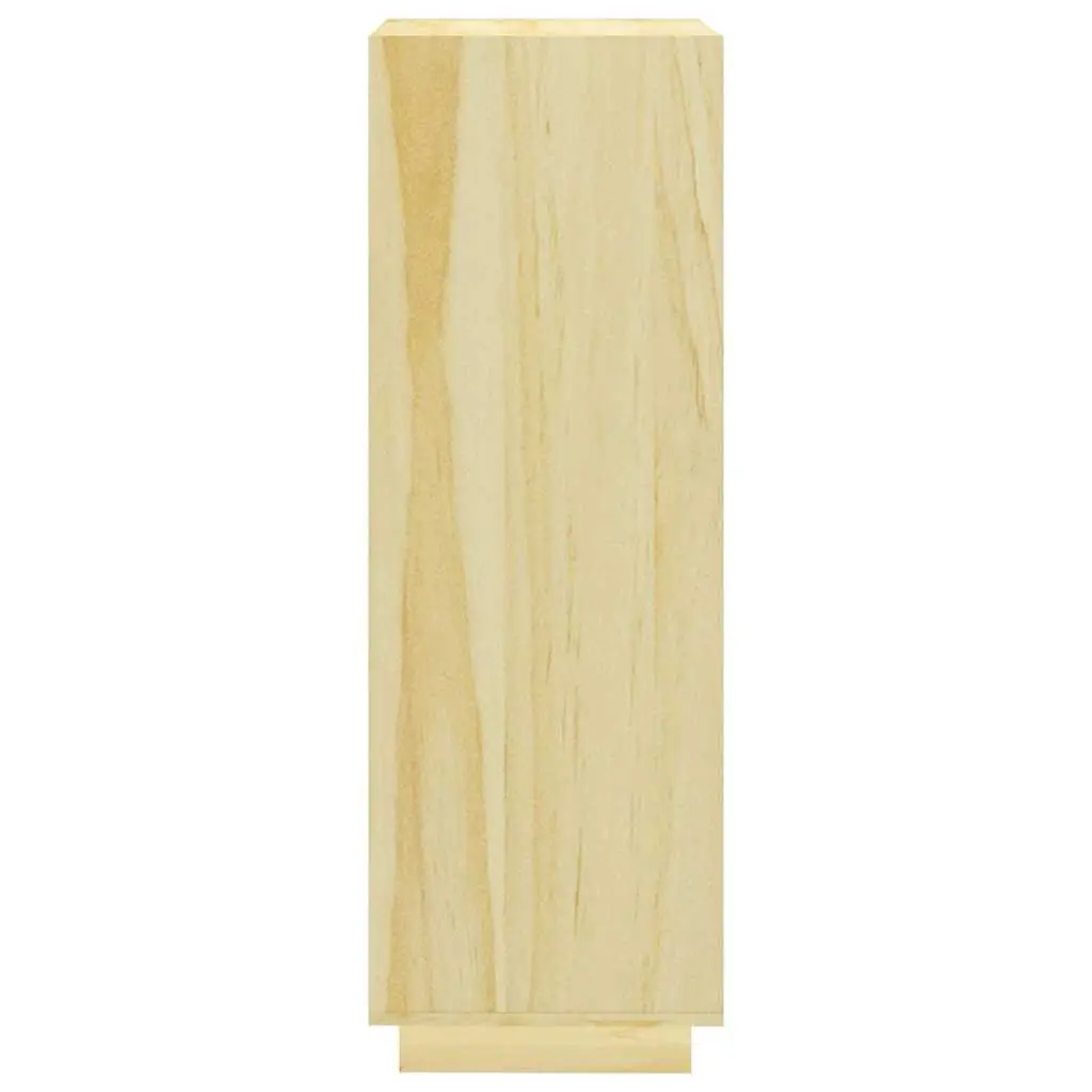 Solid Pinewood Book Cabinet Room Divider Bookshelf 40x35x103cm