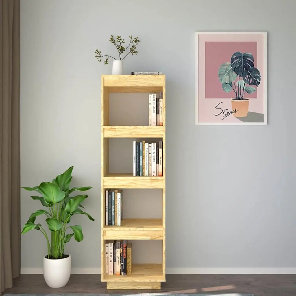 Solid Pinewood Book Cabinet