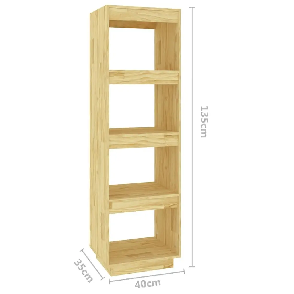 Solid Pinewood Book Cabinet