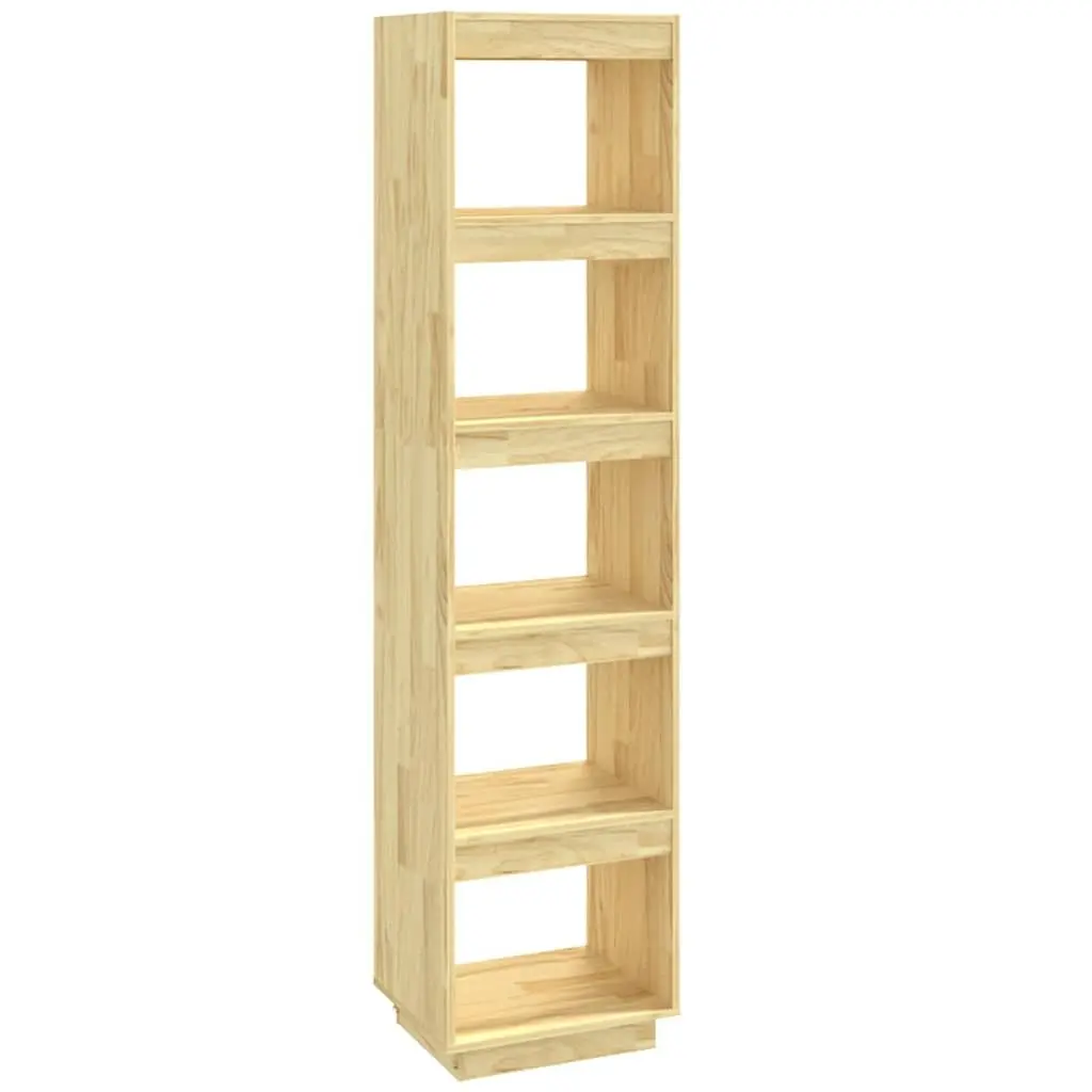 Solid Pinewood Book Cabinet 40x35x167cm