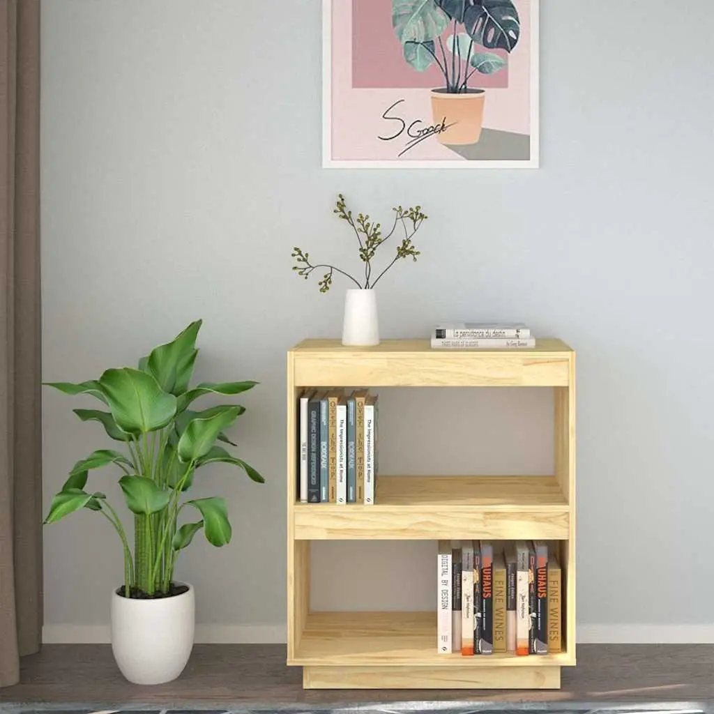Wooden Book Cabinet Storage Shelf Organizer Stand Display 60x35x71cm