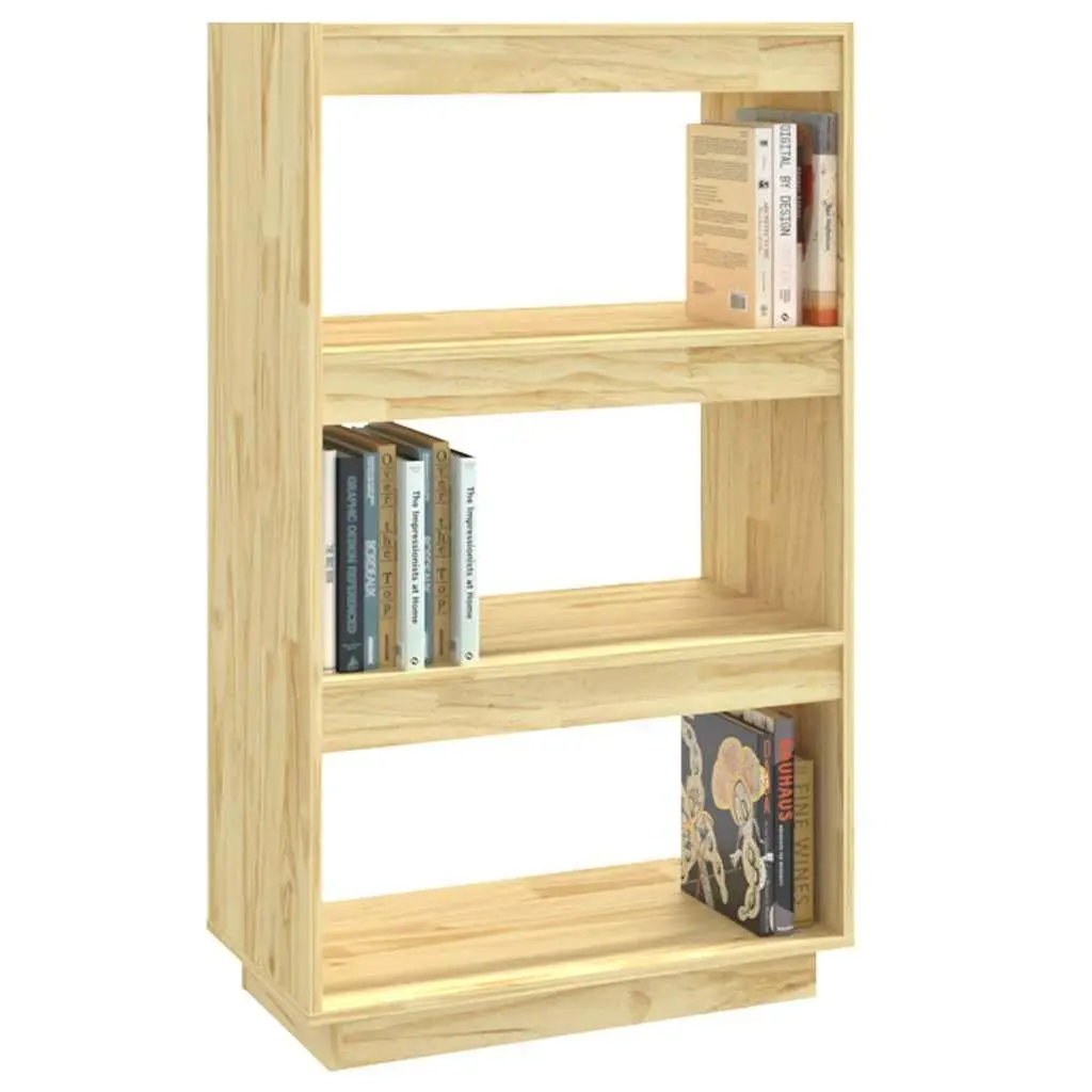Wooden Book Cabinet Room Divider Brown 60W x 35D x 103H cm