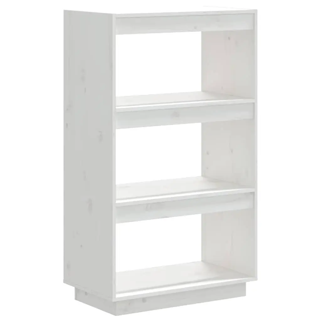 Book Cabinet Room Divider White Wooden Shelving Storage Display
