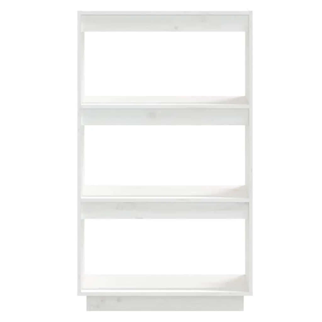 Book Cabinet Room Divider White Wooden Shelving Storage Display