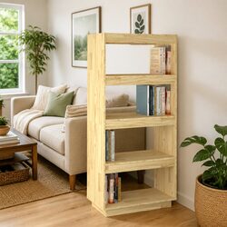Your New Favorite Wooden Book Cabinet and Room Divider