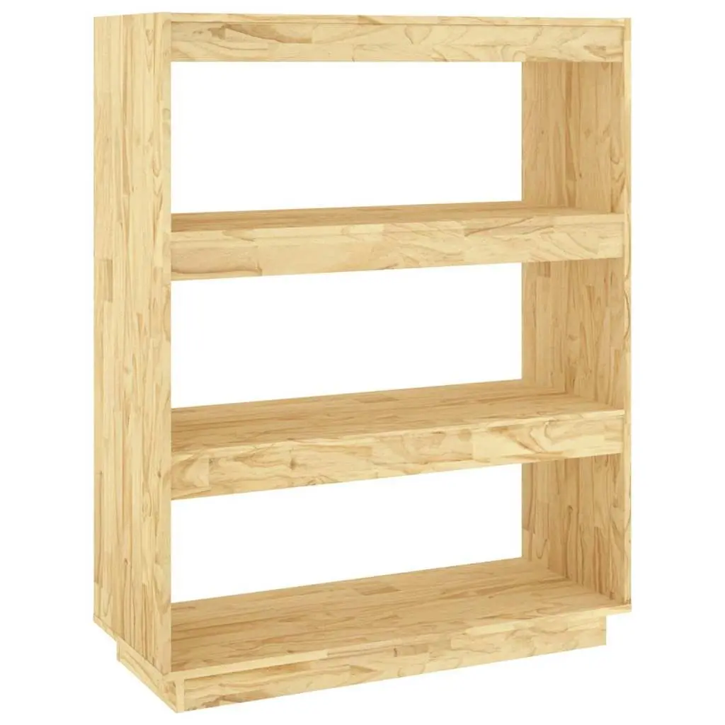 Solid Pinewood Book Cabinet Room Divider 80W x 35D x 103H cm