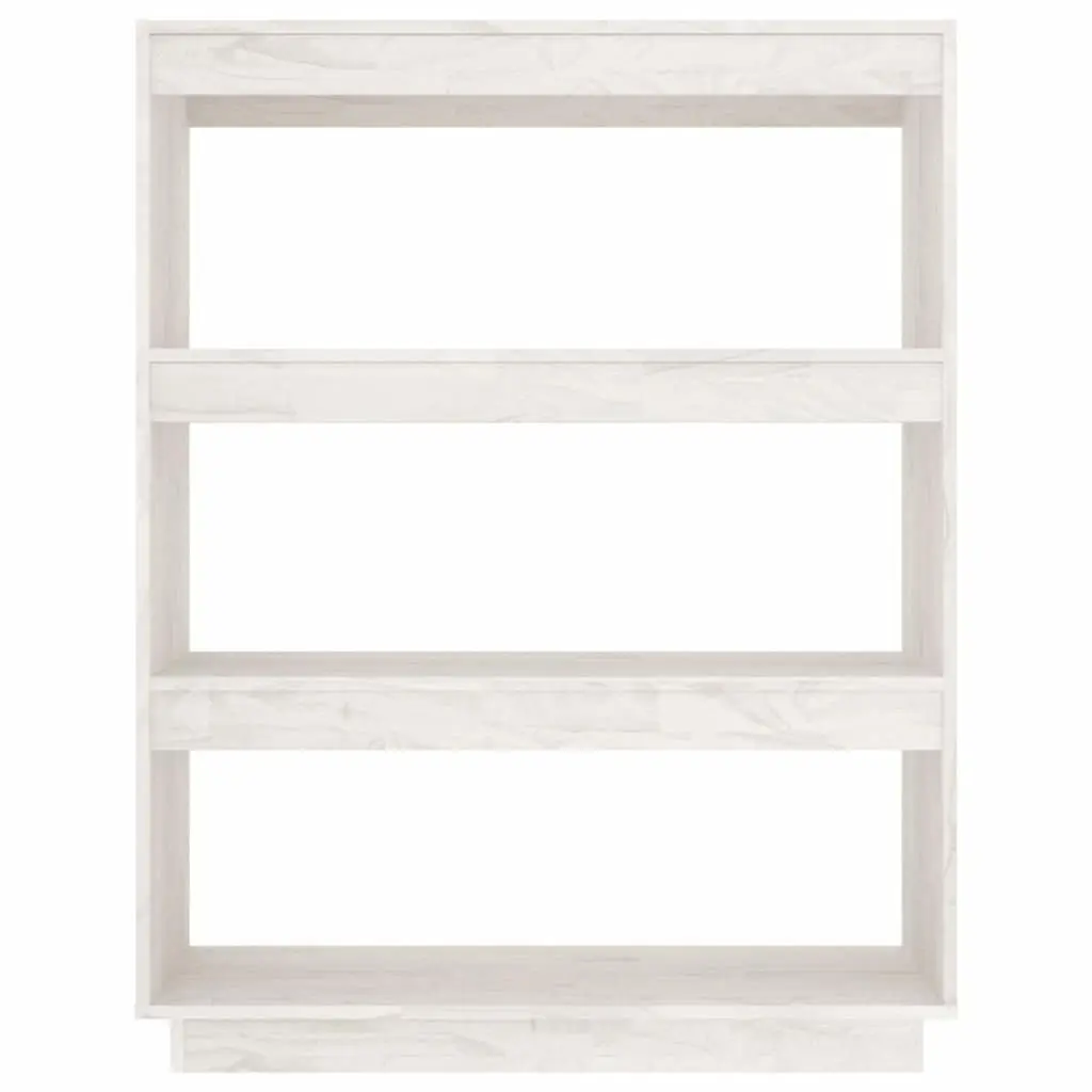 Book Cabinet Room Divider White Wooden Shelving Unit Storage Organiser Standing