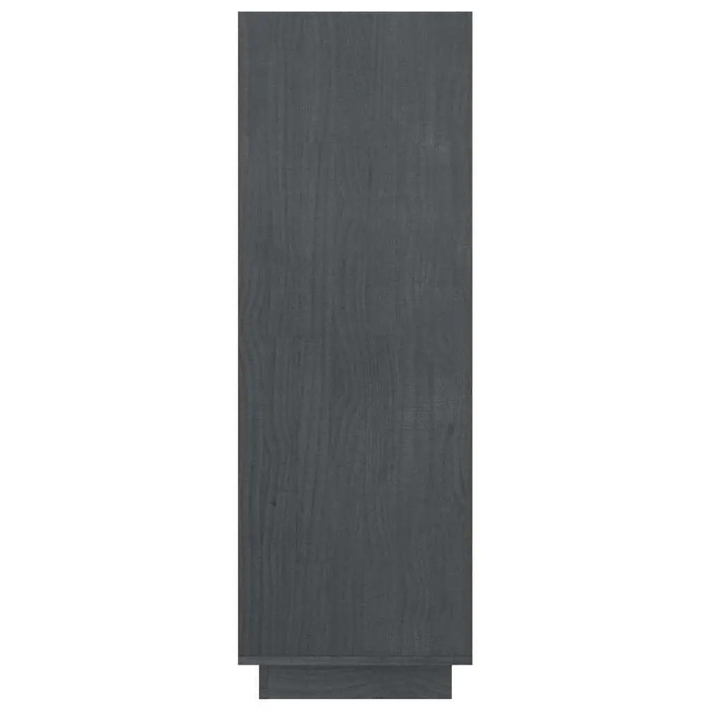 Book Cabinet Room Divider Grey Wooden Shelving Unit 80W x 35D x 103H cm