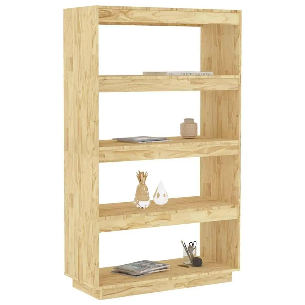 Wooden Book Cabinet Room Divider Shelving Unit Storage Organiser Brown 80W x 35D x 135H cm